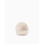 Casquette basique en coton beige clair