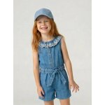 Casquette brod�e fille bleu jean