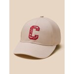 Casquette c en tissu liberty fille ecru