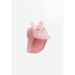 Casquette cache - cou bb en gaze de coton bahamas rose