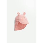 Casquette cache - cou bb en gaze de coton mindanao rose