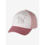 Casquette enfant fille coton brod�e vieux rose