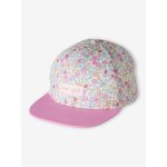 Casquette fleurie fille blanc imprim�