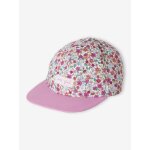 Casquette fleurie fille pivoine