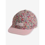 Casquette fleurie fille rose