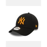 Casquette gar�on ajustable noir / orange