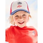 Casquette garçon print devant blanc / rouge / bleu Casquette garçon print devant blanc / rouge / bleu