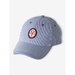 Casquette gar�on ray� marine
