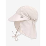 Casquette prot�ge nuque anti - uv blanc