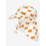 Casquette prot�ge nuque anti - uv l�ssig blanc imprim�