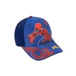 Casquette spiderman bleu
