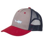 Casquettes tricolore avec patch amusant marine / rouge