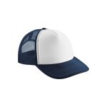 Casquette trucker bleu marine franais / blanc