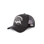 Casquette trucker avec filet crew gris / blanc Casquette trucker avec filet crew gris / blanc