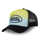 Casquette trucker avec filet mesh vert / bleu / noir