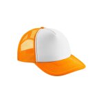 Casquette trucker orange / blanc