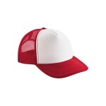 Casquette trucker rouge classique / blanc