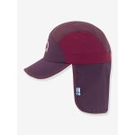 Casquette uv outdoor lakki move pour enfants avec protection de la nuque finkid rouge