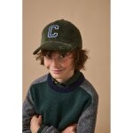 Casquette en velours adulte et enfant kaki
