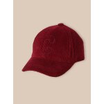 Casquette en velours bordeaux Casquette en velours bordeaux