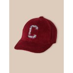 Casquette en velours et tissu liberty bordeaux Casquette en velours et tissu liberty bordeaux