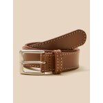 Ceinture en cuir gar�on camel