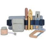 Ceinture  outils en bois bleu, jaune, vert
