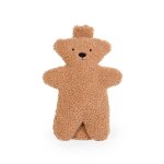 Ceinture de scurit auto en peluche teddy marron