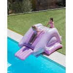 Centre de jeux aquatique enfant avec toboggan violet