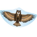 Cerf - volant hibou marron