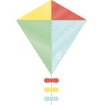 Cerf - volant losange bleu bleu