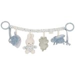 Chane d'activits pour poussette bleu, gris, beige