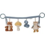 Chaine d'activit�s poussette little farm bleu, jaune, beige, multicolor