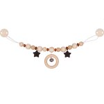 Chane poussette bois et ambre beige