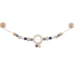 Cha�ne poussette �toile bleu