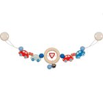 Cha�ne poussette voitures rouge