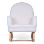 Chaise � bascule pour enfant teddy teddy blanc cass�