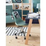 Chaise de bureau enfant à roulettes vert Chaise de bureau enfant à roulettes vert
