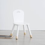 Chaise enfant - douceur blanc