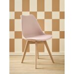 Chaise enfant primaire scandinave rose Chaise enfant primaire scandinave rose