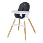 Chaise haute bb volutive 2 en 1 avista mineral graphite