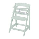 Chaise haute volutive en bois sit up flex - utilisable jusqu' la chaise d'adolescent vert menthe