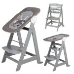 Chaise haute Évolutive born up avec transat inclinable sternenzauber gris taupe - lapin miffy Chaise haute Évolutive born up avec transat inclinable sternenzauber gris taupe - lapin miffy