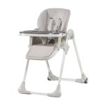 Chaise haute de luxe yummi bebe enfant, réglable, plateau amovible gris Chaise haute de luxe yummi bebe enfant, réglable, plateau amovible gris