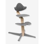 Chaise haute nomi naturel / gris