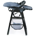 Chaise haute pour poup�es gris