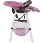 Chaise haute pour poup�es rose