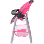 Chaise haute pour poup�es rose