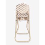 Chaise haute pour poupons bleu