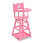 Chaise haute rose pour poupon 36 et 42 cm multicolore